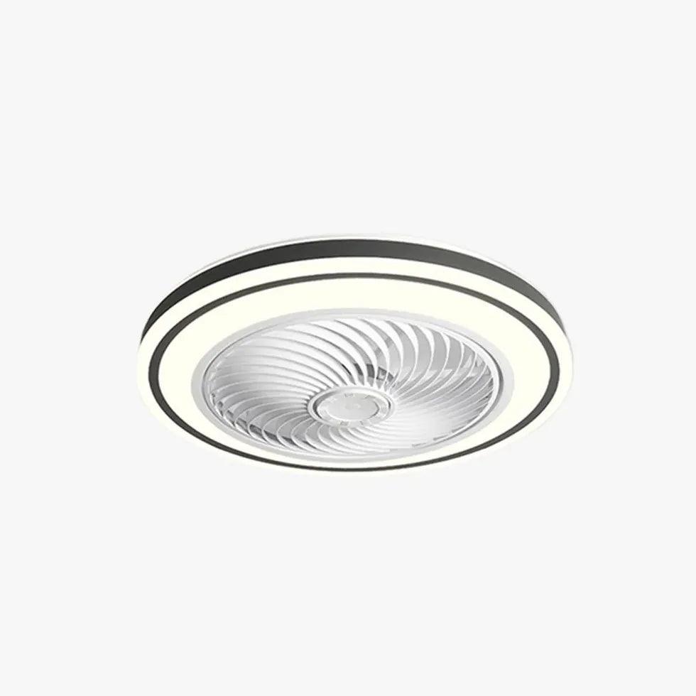 Ultra Thin Silent Fan Bedroom Ceiling Light