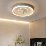 Silent Circular Modern Ceiling Fans With Lights