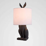 Rabbit Cylinder Shape Bedside Table Lamp - Clowas