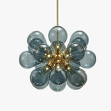 Radial Petal Design Glass Modern Pendant Light - Clowas