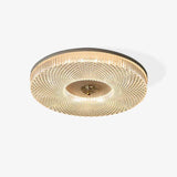 Radial Texture Ring Flush Ceiling Lights - Clowas