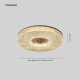 Radial Texture Ring Flush Ceiling Lights - Clowas