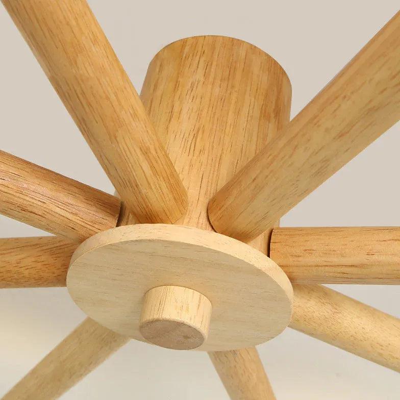 Radioactive Bulls Wooden Flush Ceiling Lights - Clowas