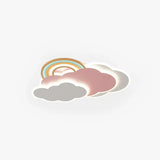 Rainbow Cloud Bedroom LED Flush Ceiling Lights - Clowas