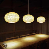 Chinese Bamboo Lantern Pendant Light