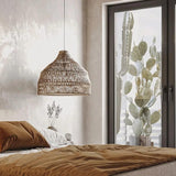 Wabi-Sabi Rattan Tea Room Pendant Light