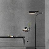 Floor Lamp with Modern Leather Design for Living Room