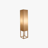 Modern Wood Floor Lamp in Rectangular Shape