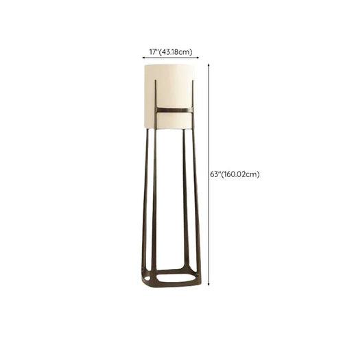 Rectangular Slim Stand Floor Lamp - Clowas
