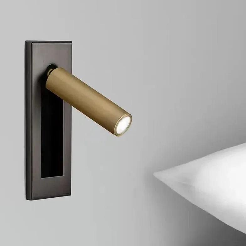 Rectangular Warm White Black Spotlight for Bedroom - Clowas