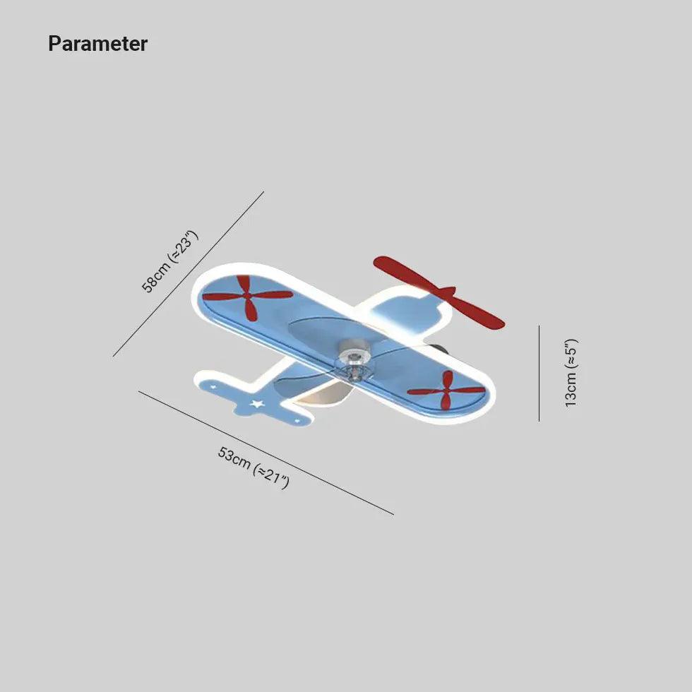 Red Windmill Bedroom Ceiling Fan With Light - Clowas