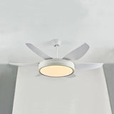 Remote-Controlled Minimalist White Fan Light - Clowas