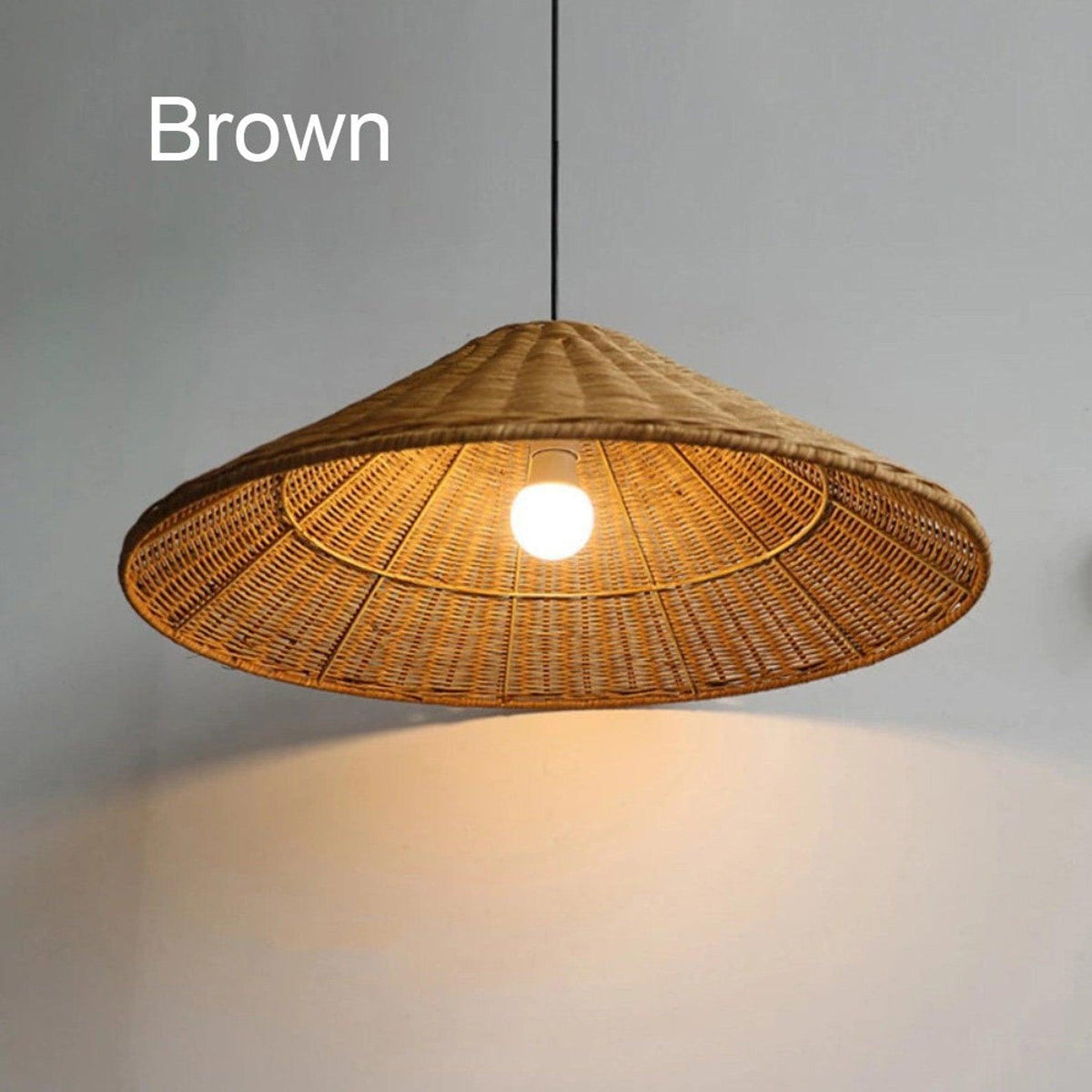 Wabi-Sabi Bamboo Pendant Ceiling Light for Kitchen