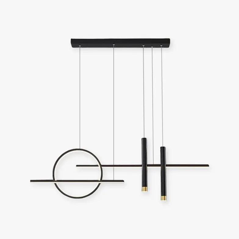 Ring Bar Vertical LED Pendant Light - Clowas