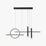 Ring Bar Vertical LED Pendant Light - Clowas