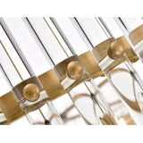 Ring Crystal Gold Living Room Pendant Light - Clowas