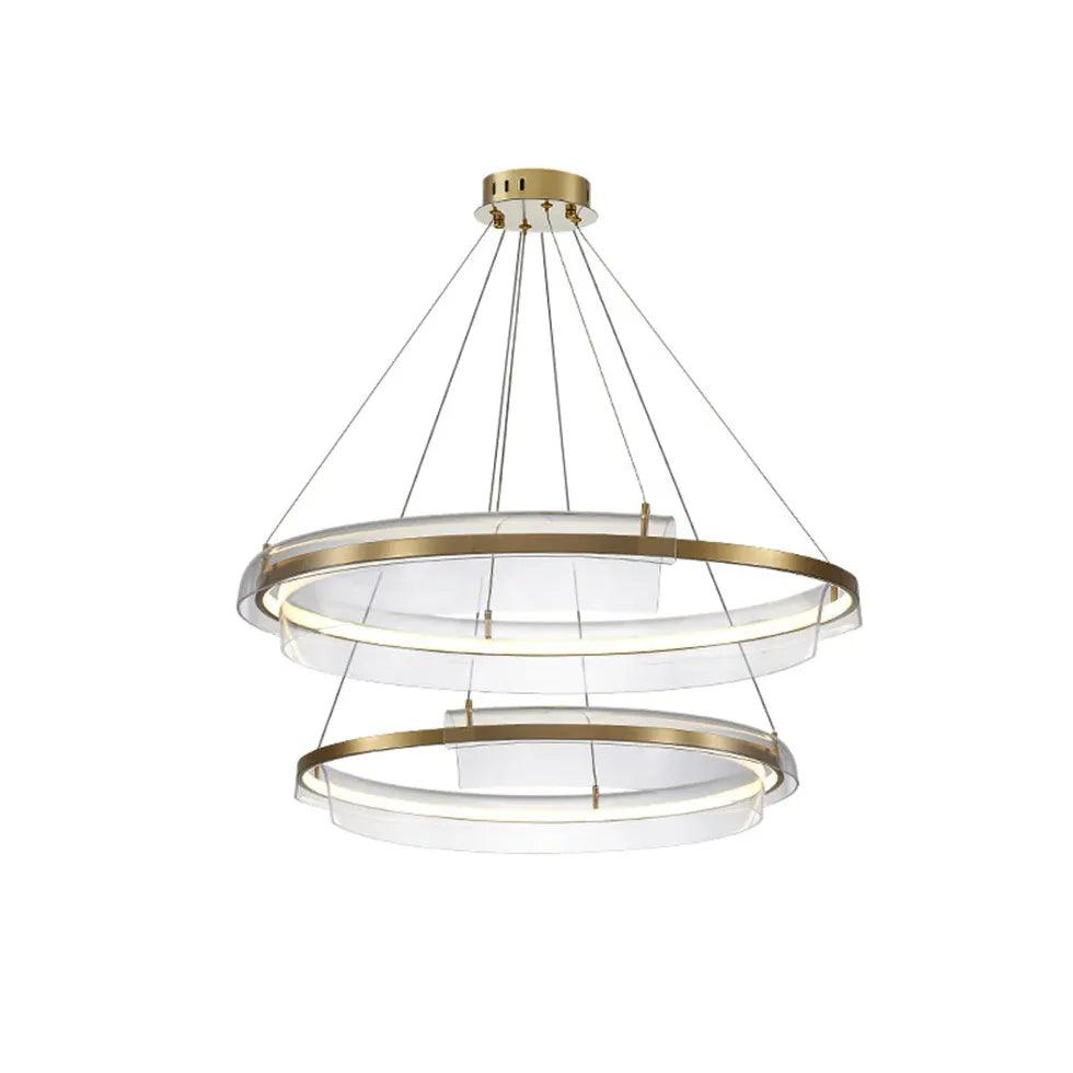 Ring Design Gold Modern Minimalist Pendant Light - Clowas