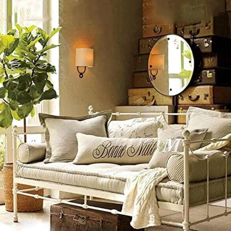 Ring Shaped Fabric White Modern Wall Lights - Clowas