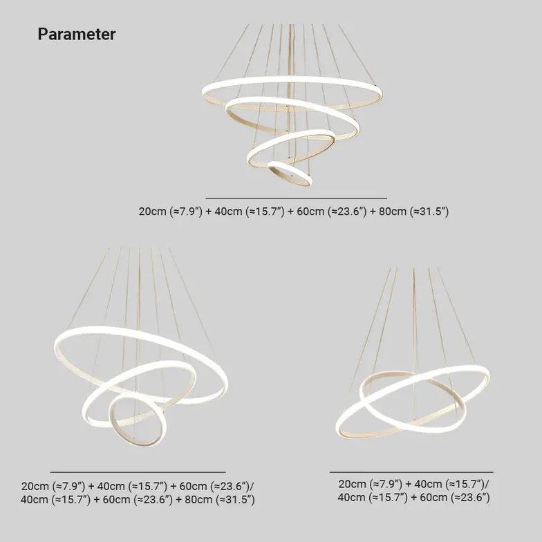 ring-shaped led modern pendant light - Clowas