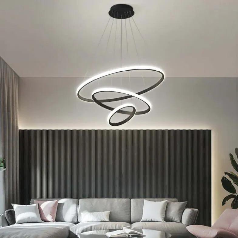 ring-shaped led modern pendant light - Clowas