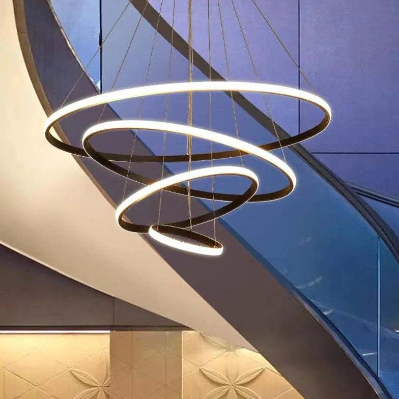 ring-shaped led modern pendant light - Clowas