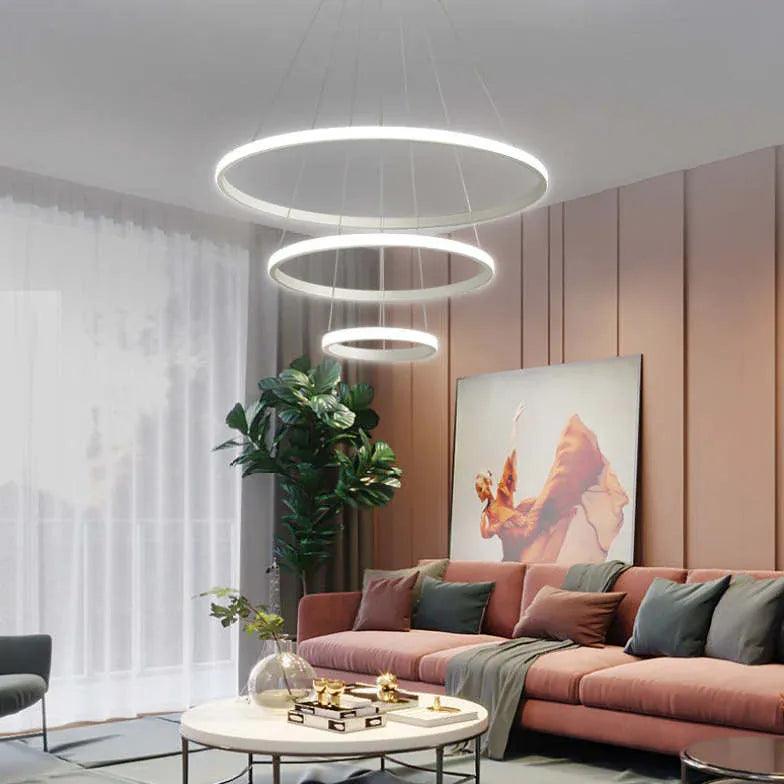 ring-shaped led modern pendant light - Clowas