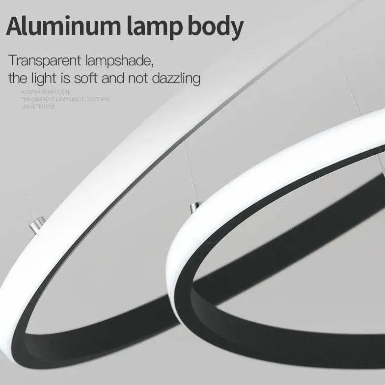 ring-shaped led modern pendant light - Clowas