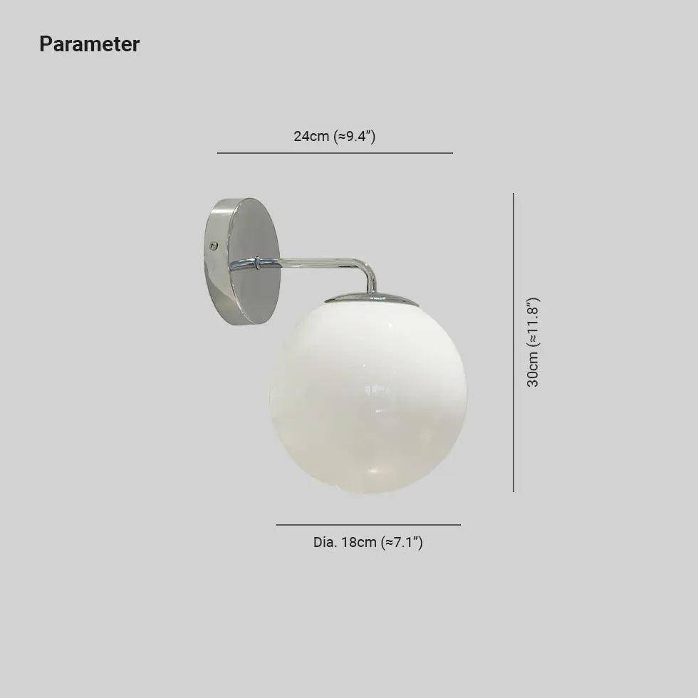 Round Ball Glass Modern Wall Lights - Clowas