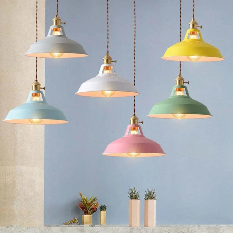 Round Cap Vintage Pendant Light - Clowas