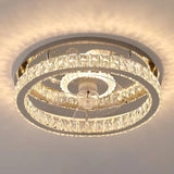 Round Ceiling Fan for Bedroom Pendant Light - Clowas