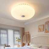 Modern Geometric Pleated Shade Ceiling Light for Study Room