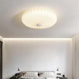 Modern Geometric Pleated Shade Ceiling Light for Study Room