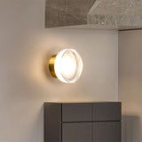 Modern Minimalist Circular LED Wall Light for Bedroom