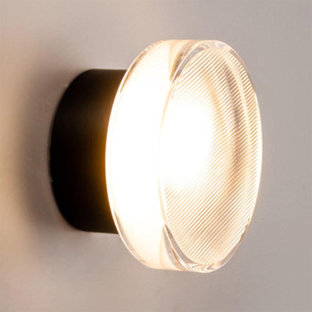 Modern Minimalist Circular LED Wall Light for Bedroom