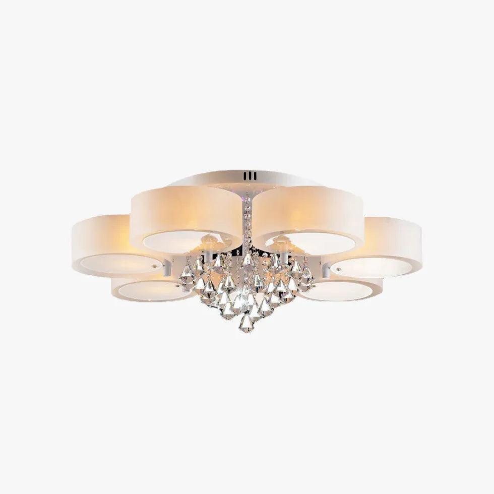 Round Petals LED Modern Flush Ceiling Lights - Clowas