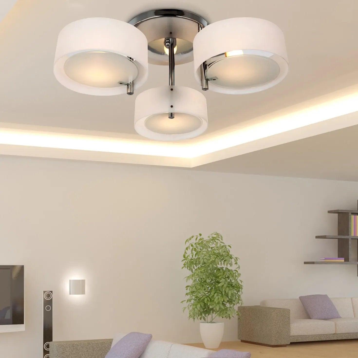 Round Petals LED Modern Flush Ceiling Lights - Clowas