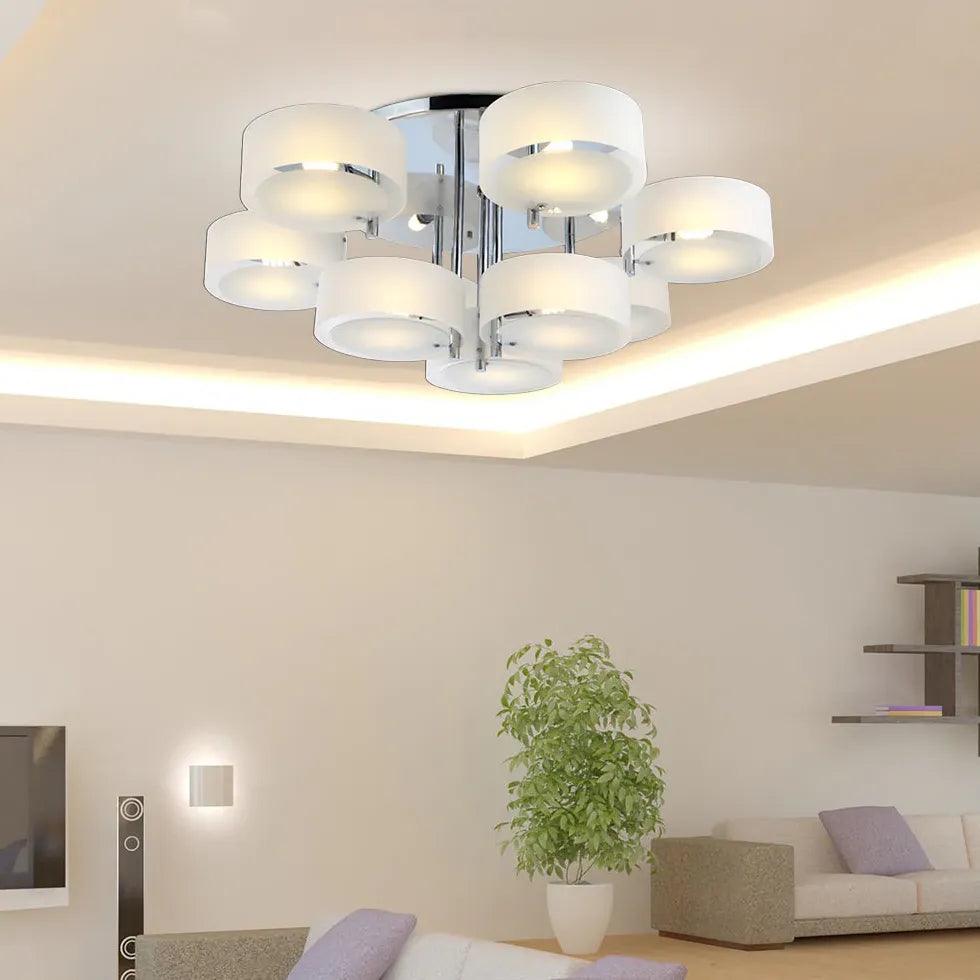 Round Petals LED Modern Flush Ceiling Lights - Clowas