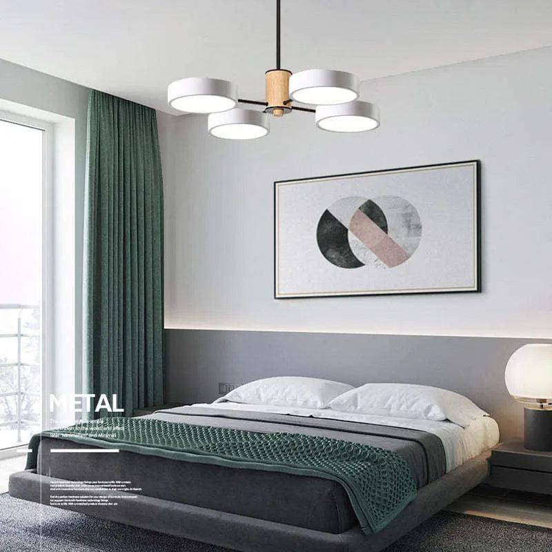 Modern Macaron Round Chandelier for Living Room