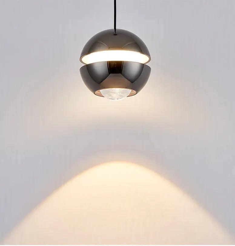 Round Sphere Industrial LED Pendant Light - Clowas