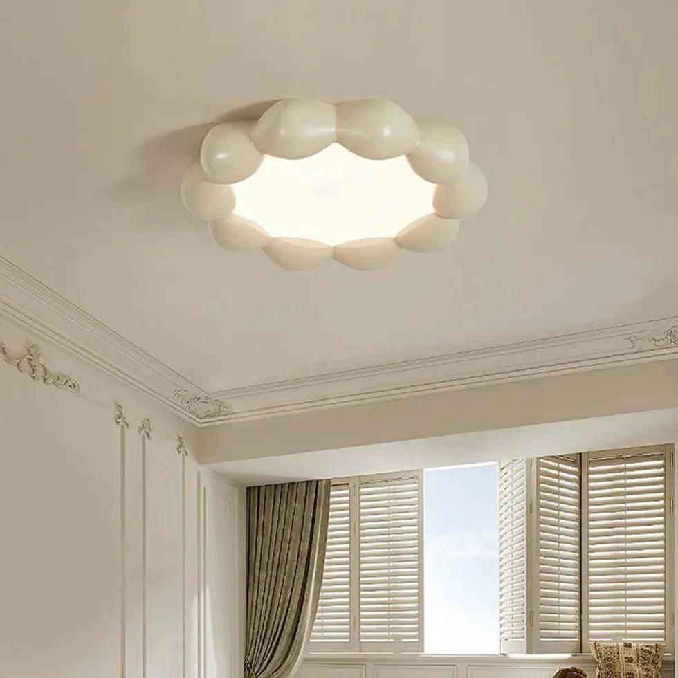 Round Wreath Shape LED Bedroom Ceiling Light - Clowas
