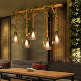 Rural Vintage Wooden Pendant Light - Clowas