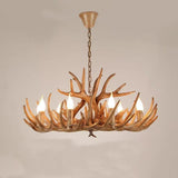 Rustic style antler led chandelier - Clowas