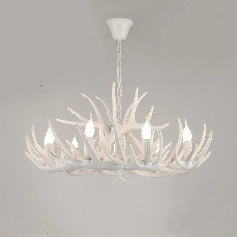 Rustic style antler led chandelier - Clowas