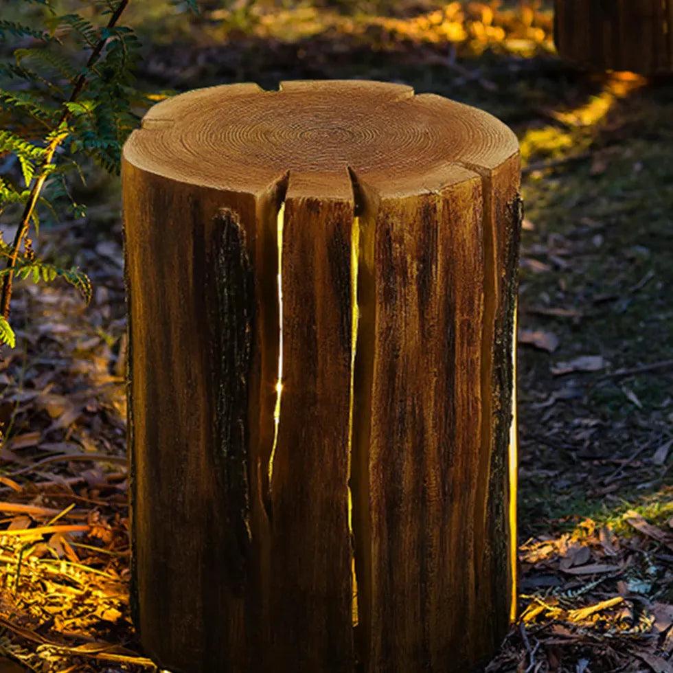 Rustic Wooden Outdoor Floor lamps - Clowas