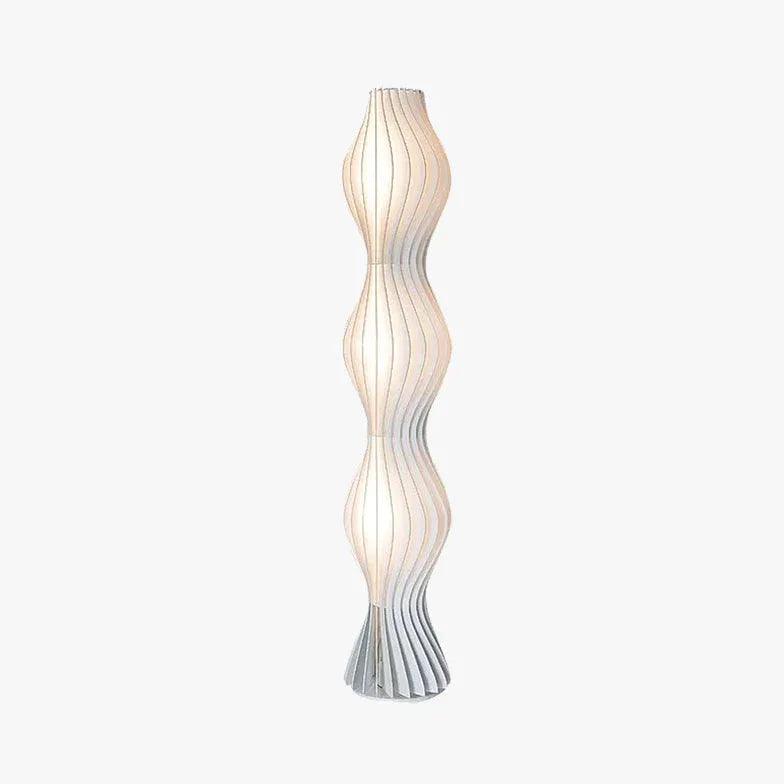 White Wavy Soft Light Modern Floor Lamp - Clowas