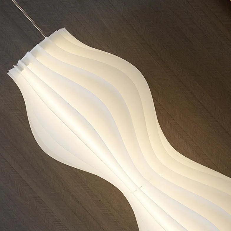 White Wavy Soft Light Modern Floor Lamp - Clowas