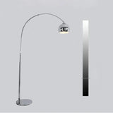 Arc Floor Lamps for Living Room Silver