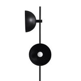 Black Modern Metal Floor Lamp for Living Room