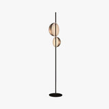 Living Room Floor Lamps with Hemisphere Metal Design