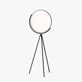 White Living Room Circular Tripod Floor Lamp - Clowas